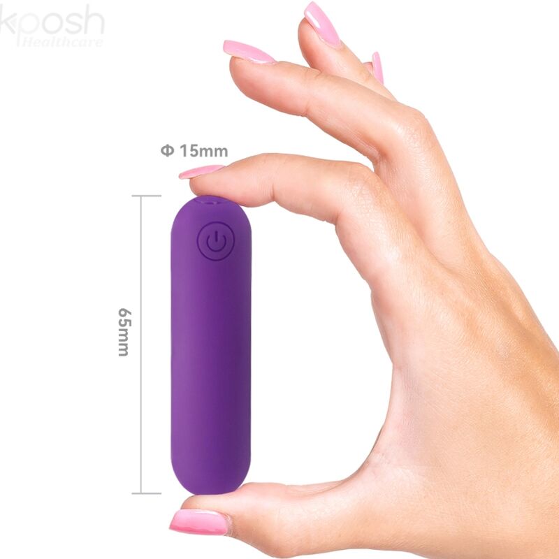 ARMONY - SPLASH JOLINE VIBRATOR BULLET SILICONE REMOTE CONTROL 10 VIBRATIONS 6.5 X 1.5 CM PURPLE - Image 4