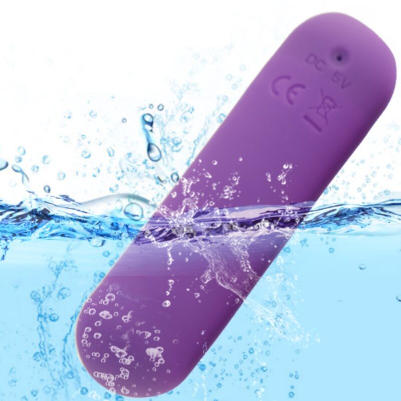 ARMONY - SPLASH JOIE VIBRATOR BULLET SILICONE REMOTE CONTROL 10 VIBRATIONS 75 X 19 CM PURPLE - Image 3