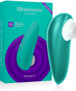 WOMANIZER - STARLET 3 CLITORAL STIMULATOR TURQUOISE