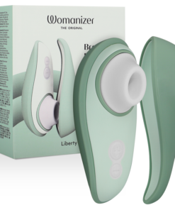 WOMANIZER - LIBERTY 2 ESTIMULADOR  SUCCIONADOR CLITORIS VERDE CLARO