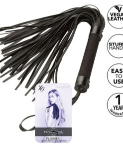 CALEXOTICS - NOCTURNAL FLOGGER LEATHER BLACK