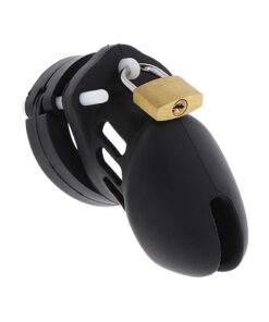 HIDDEN DESIRE - EXTREME CHASTITY COCK CAGE SILICONE SIZE S BLACK