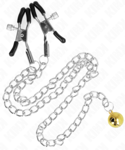 KINK - CHAIN NIPPLE CLAMPS WITH BELL 30 CM