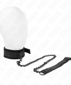 KINK - BASIC MODEL COLLAR WITH LEASH 77 CM MODEL 5 AJUSTABLE 34-54 CM X 5 CM