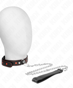 KINK - NECKLACE WITH STRAP 65 CM HEART DETAILS 52.5 X 2.5 CM
