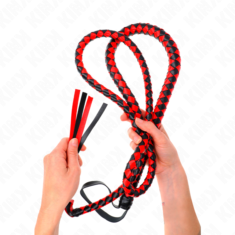 KINK - RED LONG SNAKE WHIP 210 CM - Image 4