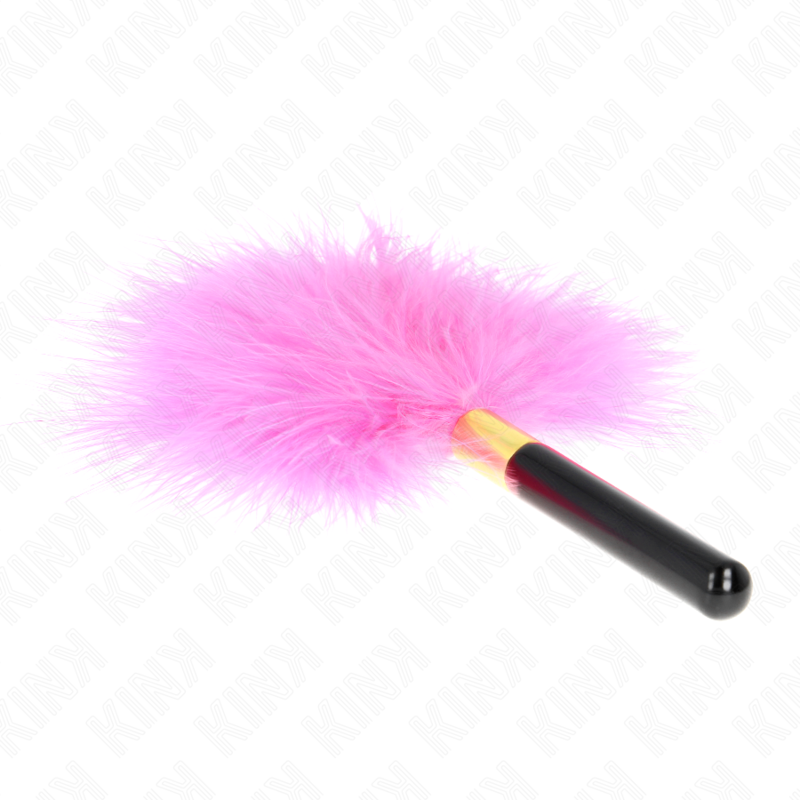 KINK - FUCHSIA GOLD METAL TICKLE FEATHERS 18 CM - Image 2