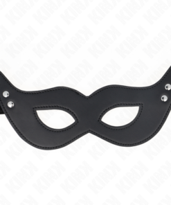 KINK - LEATHERETTE MASK WITH RIVETS MODEL 1 26 x 8 CM