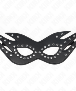 KINK - LEATHERETTE MASK WITH RIVETS MODEL 3 26 x 9.5 CM