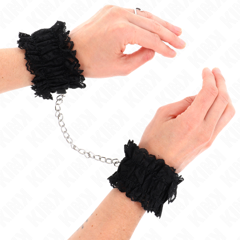 KINK - LACE ELASTIC WRIST RESTRAINTS NEGRO - Image 2