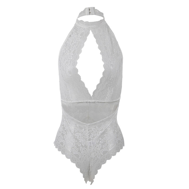 SUBBLIME - 953867 LACE BODYSUIT WHITE L/XL - Image 5
