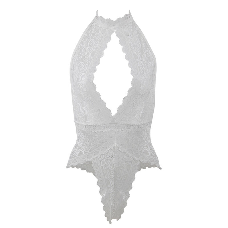 SUBBLIME - 953867 LACE BODYSUIT WHITE L/XL - Image 4