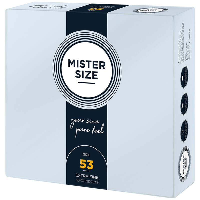 MISTER SIZE - CONDOM SIZE M 53 MM (36 UNITS) - Image 2