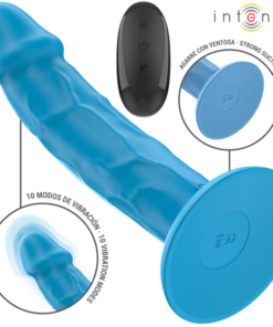 INTENSE - PHOEBE REALISTIC VIBRATOR 10 VIBRATIONS BLUE REMOTE CONTROL