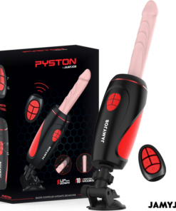 JAMYJOB - PYSTON BASE AUTOMATIC MASTURBATOR WITH REMOTE CONTROL DILDO