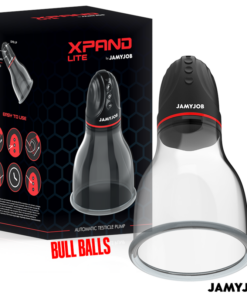 JAMYJOB - XPAND LITE AUTOMATIC TESTICLE PUMP 3 LEVELS OF STIMULATING WAVES GREY