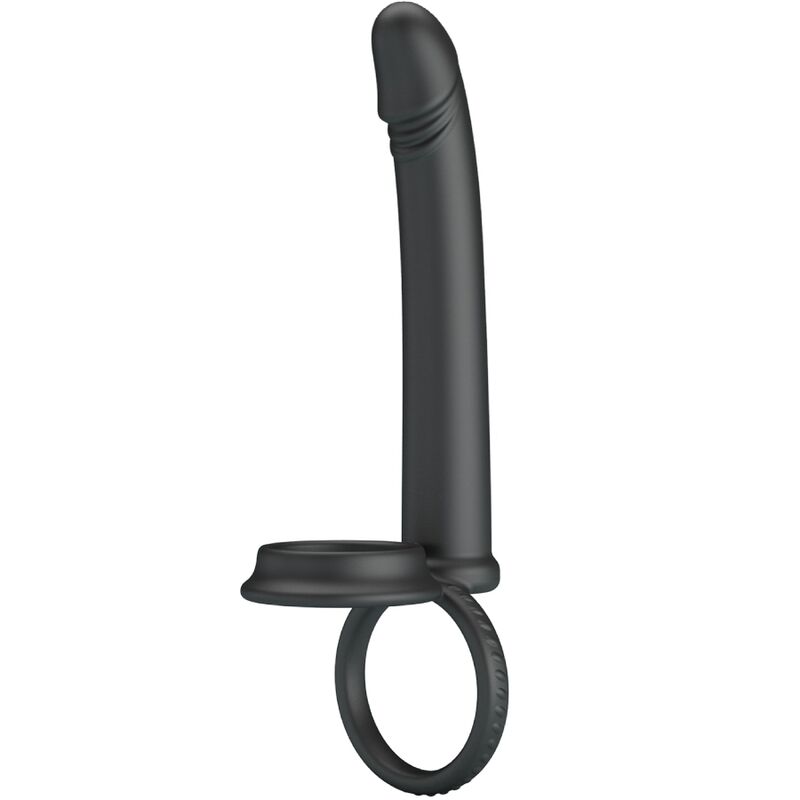PRETTY LOVE - DILLION DOUBLE PENETRATION DOUBLE COCK RING BLACK - Image 2