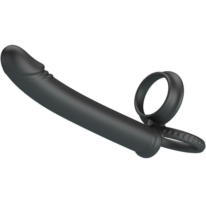 PRETTY LOVE - DILLION DOUBLE PENETRATION DOUBLE COCK RING BLACK - Image 5