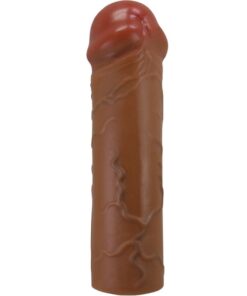 PRETTY LOVE - NILE PENIS SLEEVE WITH 2.5 CM EXTENSION MULATTO