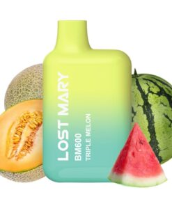 LOST MARY - BM600 NICOTINE VAPER 2% DISPOSABLE TRIPLE MELON