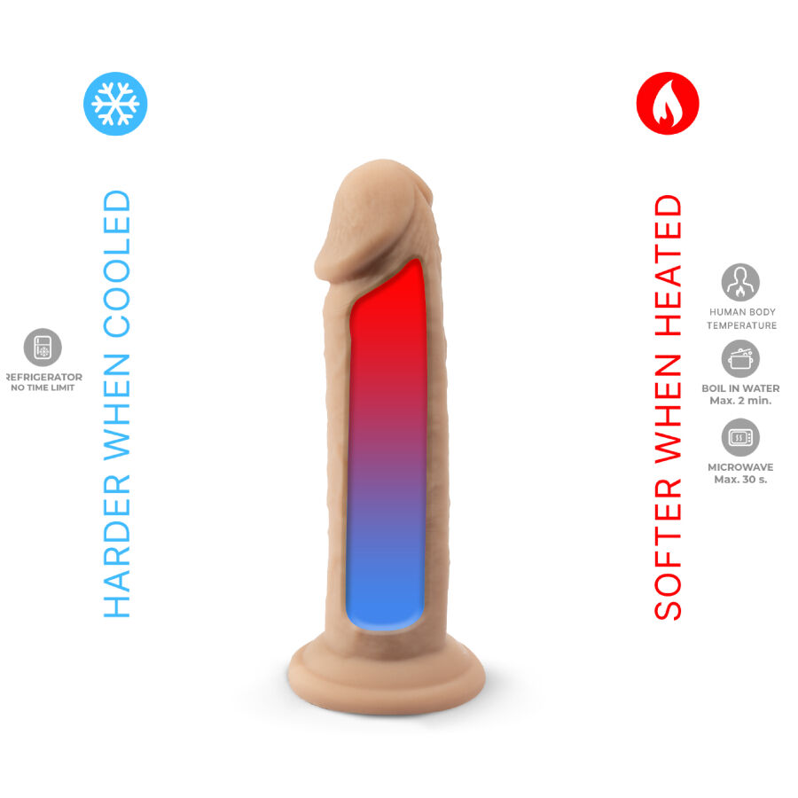 SILEXD - REALISTIC PENIS MODEL 2 THERMOREACTIVE SILICONE 15.4 CM - Image 5