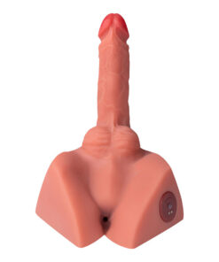 XISE - MICHAEL REALISTIC DILDO AND ANUS MASTURBATOR WITH THRUSTING 15 CM