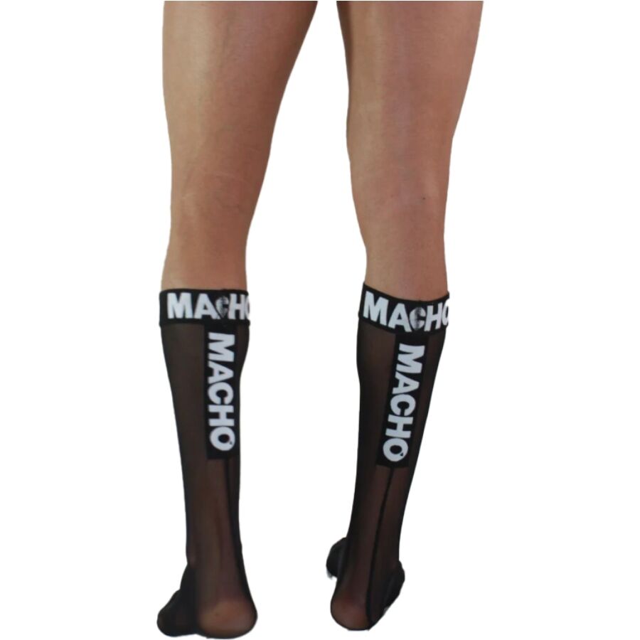 MACHO - THIN SOCKS ONE SIZE BLACK - Image 2