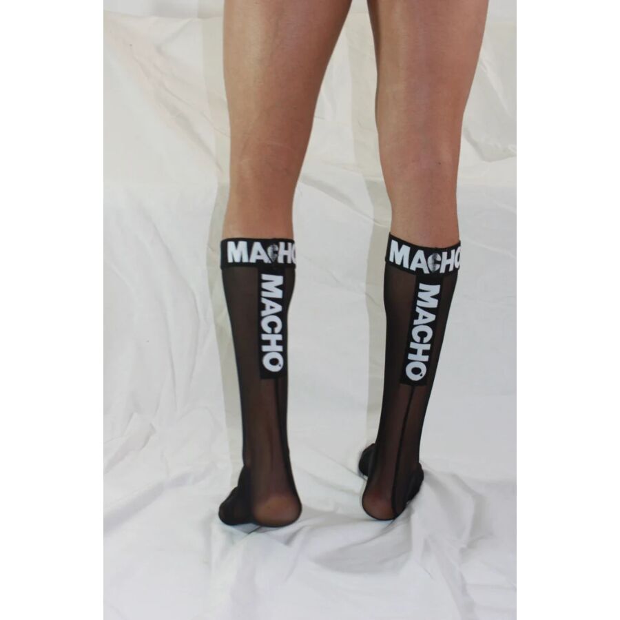 MACHO - THIN SOCKS ONE SIZE BLACK - Image 5