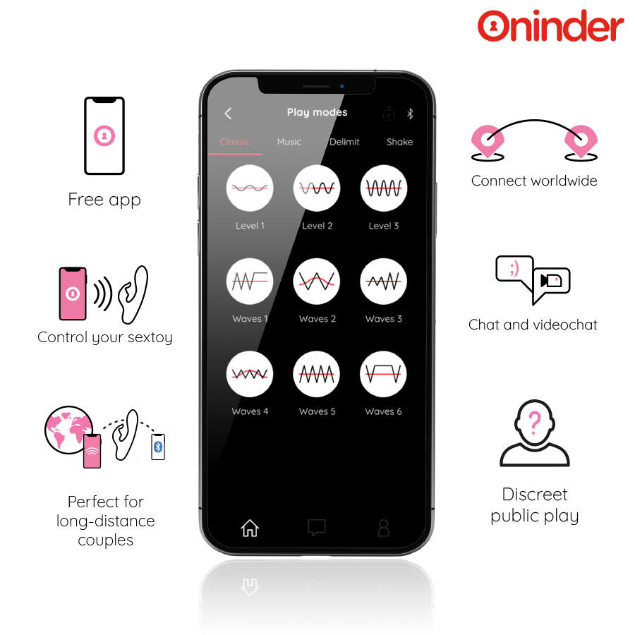 ONINDER CUTE - LOVE BUNNY VIBRATOR G-SPOT CLITORIS - FREE WORLDWIDE APP - Image 5