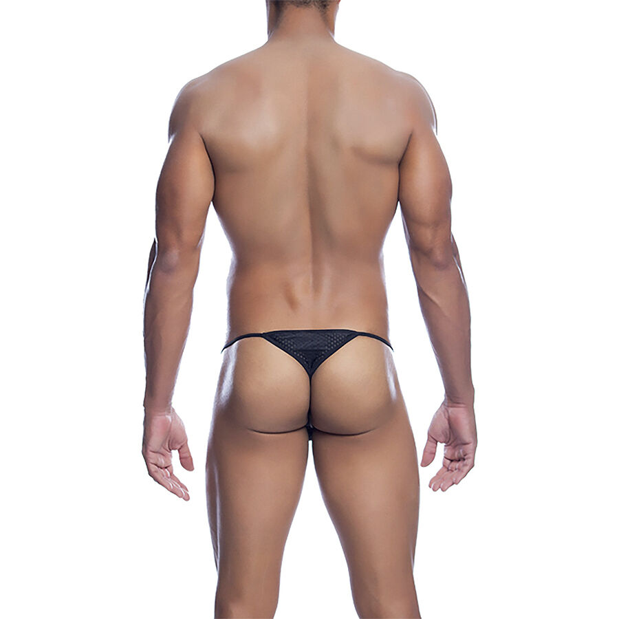 MOB - BLACK MICROFIBER V-STRING SIZE L/XL - Image 4