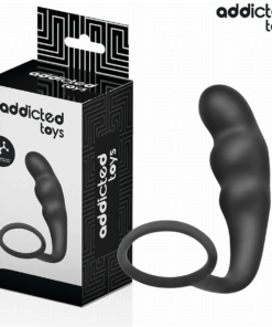 ADDICTED TOYS - ANAL PLUG WITH RING SILICONE MODEL 4