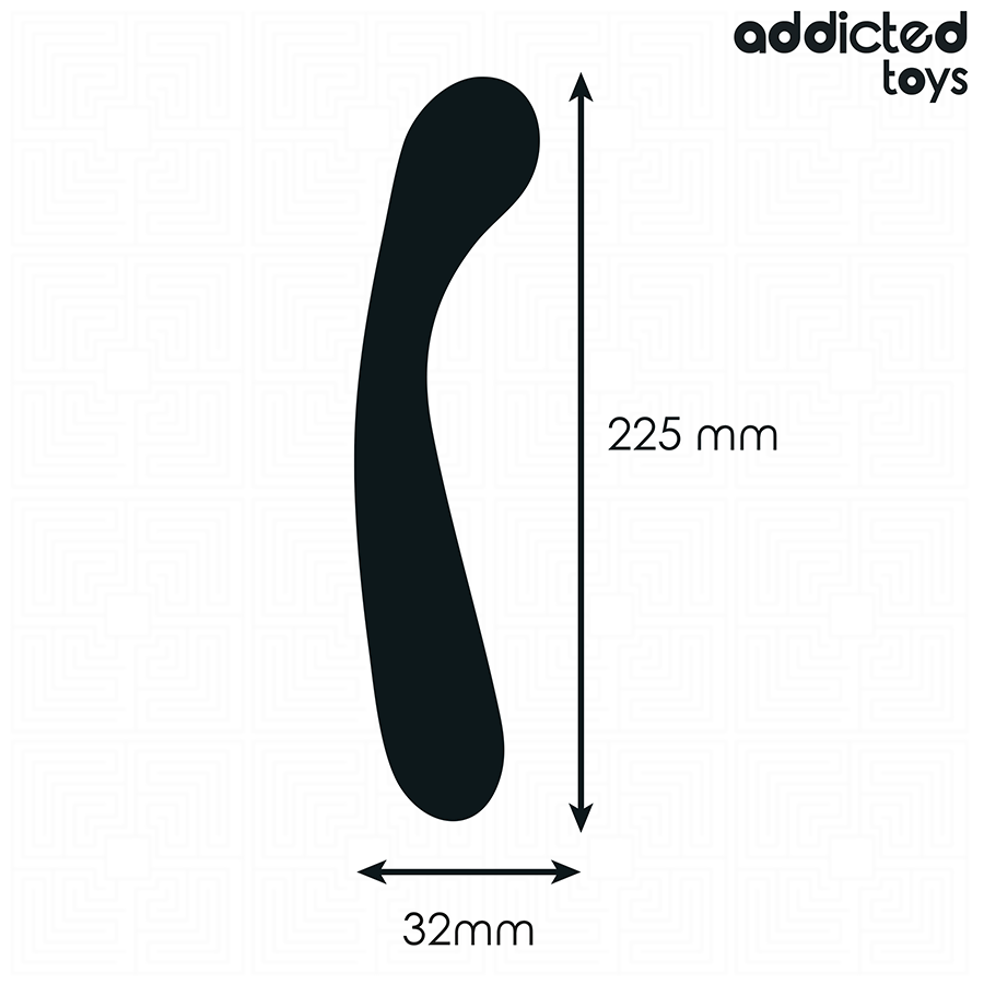 ADDICTED TOYS - DOUBLE ANAL MASSAGER SILICONE 22.5 CM - Image 4