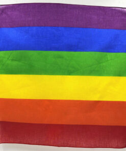 PRIDE - RAINBOW FLAG TRIANGULAR COTTON SCARF