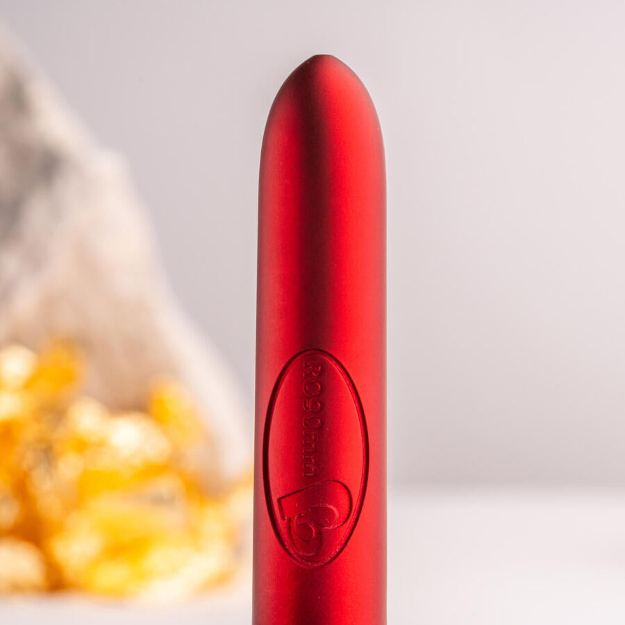 ROCKS-OFF - RO-90 SCARLET VELVET VIBRATING BULLET RED - Image 2