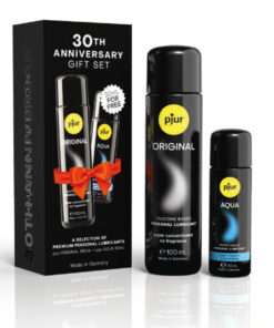 PJUR - SET 30TH ANNIVERSARY PJUR ORIGINAL 100 ML + PJUR AQUA 30 ML AS A GIFT