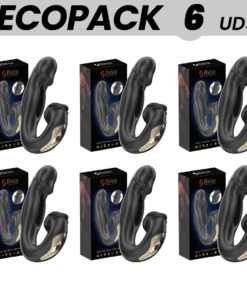 ECOPACKS 6 UNITS - IBIZA ROSE VIBRATOR FLICKING EFFECT AND CLIT STIMULATOR