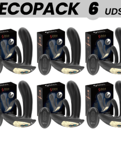 ECOPACKS 6 UNITS - IBIZA WEARABLE VIBRATOR WITH G-SPOT AND CLITORIS STIMULATION WITH REMOTE CONTROL