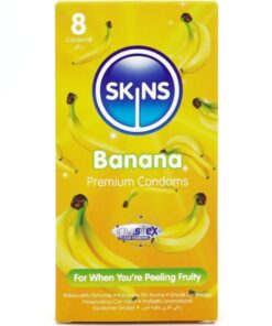 SKINS - BANANA PREMIUM CONDOMS PACK 8