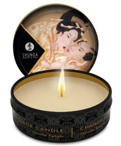 SHUNGA - MINI CARESS BY CANDELIGHT VANILLA MASSAGE CANDLE 30 ML