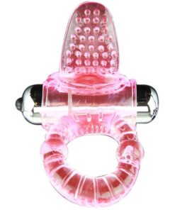 BAILE - SWEET ABS 10 RHYTHMS RING PINK VIBRATOR PENIS RING