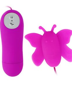BAILE - LOVE EGGS BUTTERFLY CLITORIS STIMULATOR 12 SPEEDS LILAC REMOTE CONTROL