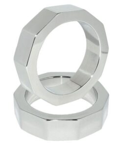 METAL HARD - PENIS AND TESTICLE NUT RING 55 MM