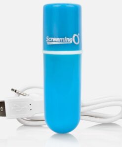 SCREAMING O - RECHARGEABLE VIBRATING BULLET VOOOM BLUE