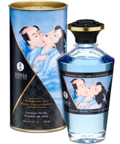 SHUNGA - COCONUT FLAVOR HEAT EFFECT MASSAGE OIL 100 ML