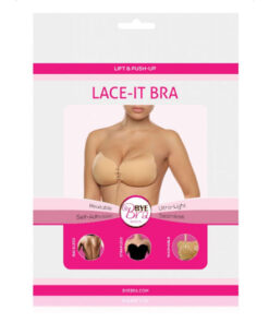 BYE-BRA - LACE-IT ENHANCEMENT PUSH-UP BLACK CUP D