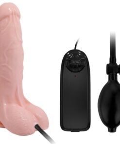 BAILE - REALISTIC VIBRATING AND INFLATABLE DILDO 18.8 CM