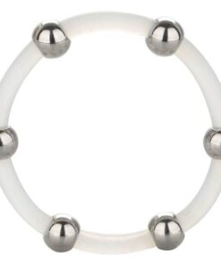 CALEXOTICS - STEEL BEADED SILICONE RING XL
