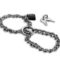 METAL HARD - HANDCUFFS WITH STAINLESS STEEL CHAIN.