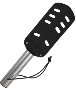 METAL HARD - THE PADDLE ORIGINAL LEATHER AND METAL - WITH HOLES